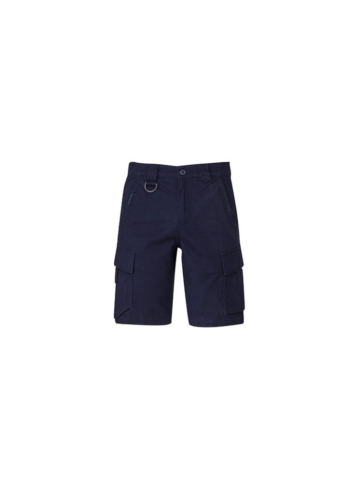 ZS360 - Syzmik - Mens Streetworx Curved Cargo Short | Navy