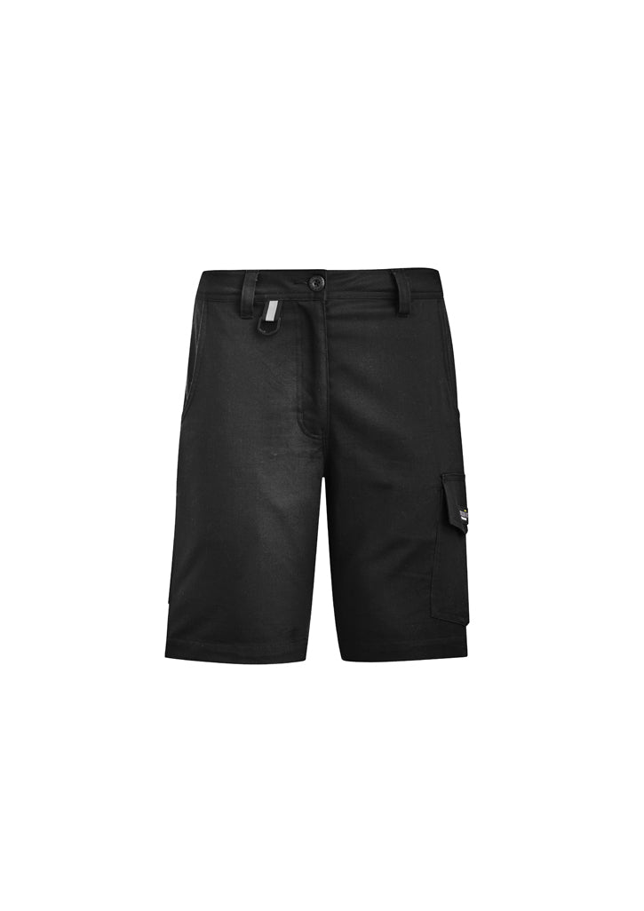 ZS704 - Syzmik - Women's Rugged Cooling Vented Short | Black