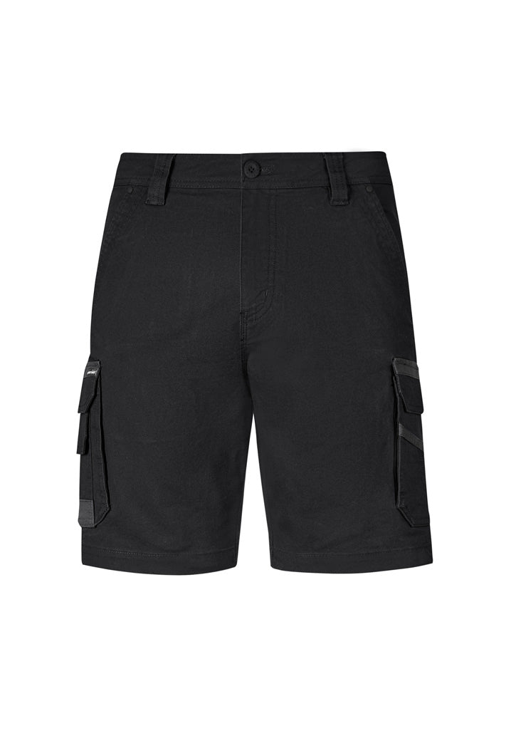 ZS822 - Syzmik - Mens Streetworx Heritage Short | Black