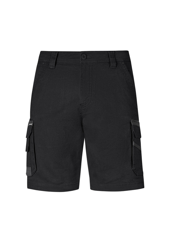ZS822 - Syzmik - Mens Streetworx Heritage Short | Black