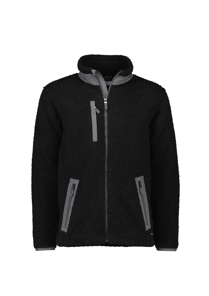 ZT285 - Syzmik - Unisex Streetworx Full Zip Sherpa Fleece | Black