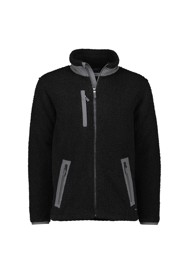 ZT285 - Syzmik - Unisex Streetworx Full Zip Sherpa Fleece | Black