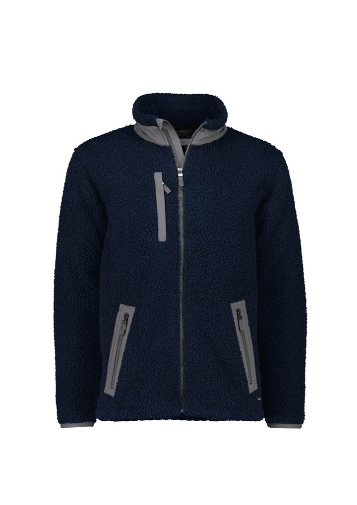 ZT285 - Syzmik - Unisex Streetworx Full Zip Sherpa Fleece | Navy