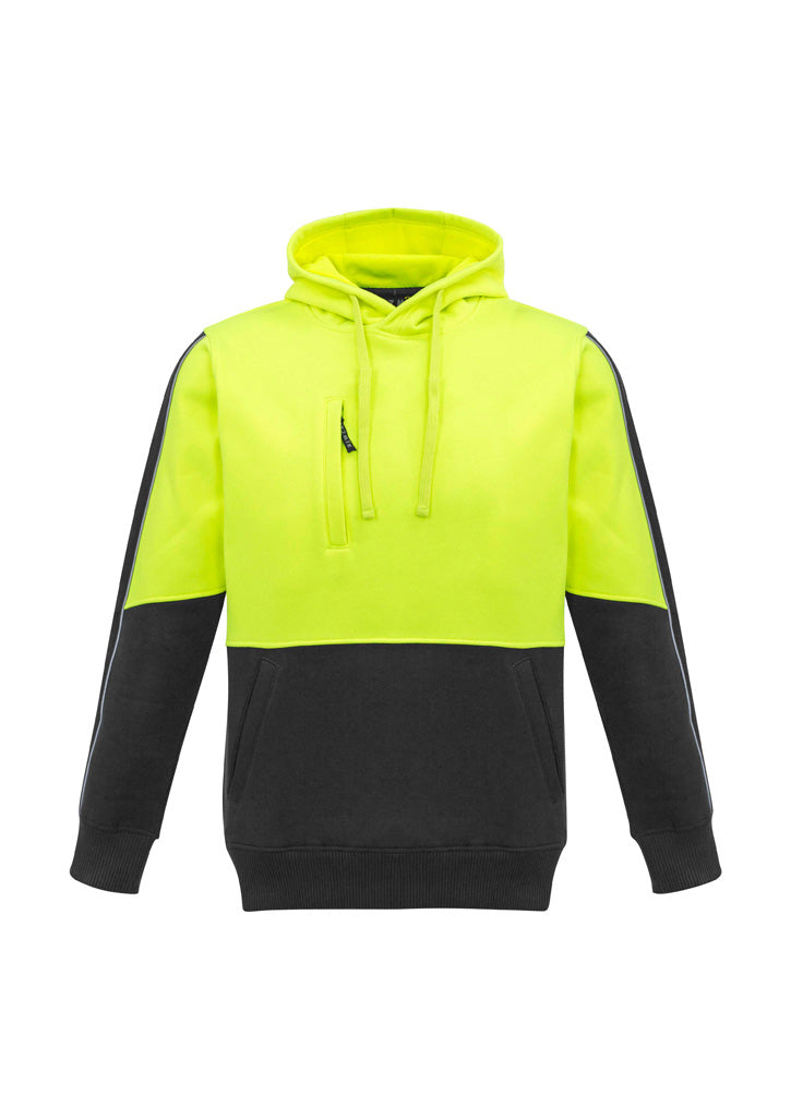 ZT484 - Syzmik - Unisex Hi Vis Pullover Hoodie | Yellow/Charcoal