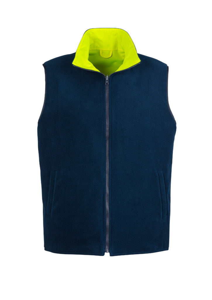 ZV358 - Syzmik - Mens Hi Vis Lightweight Fleece Lined Vest