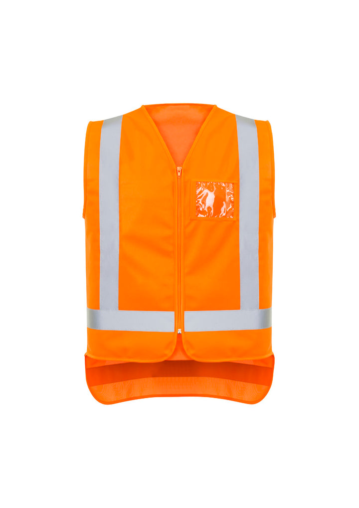 ZV961 - Syzmik - Unisex TTMC-W17 X Back Zip Vest | Orange