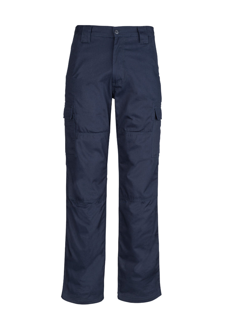 ZW001S - Syzmik - Mens Midweight Drill Cargo Pant (Stout) | Navy