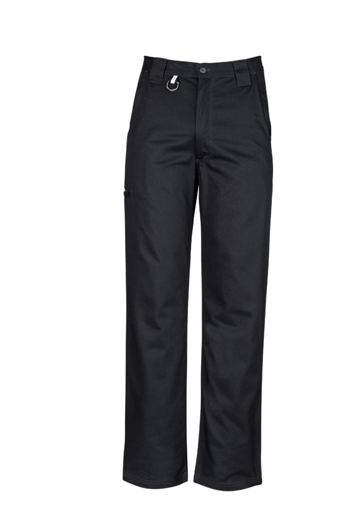 ZW002 - Syzmik - Mens Plain Utility Pant | Black