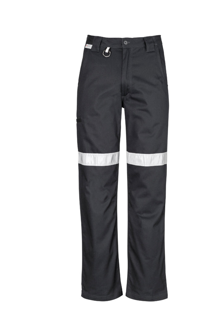 ZW004 - Syzmik - Mens Taped Utility Pant (Regular) | Black