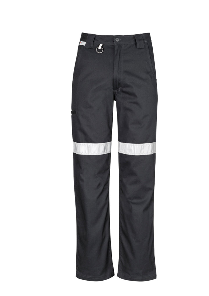 ZW004 - Syzmik - Mens Taped Utility Pant (Regular) | Black