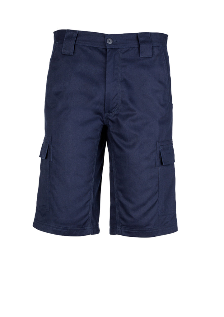 ZW012 - Syzmik - Mens Drill Cargo Short | Navy