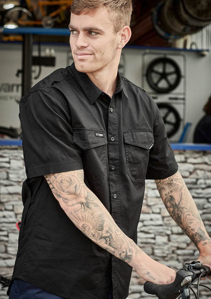 ZW405 - Syzmik - Mens Rugged Cooling S/S Shirt