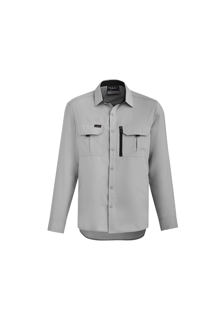 ZW460 - Syzmik - Mens Outdoor L/S Shirt | Stone