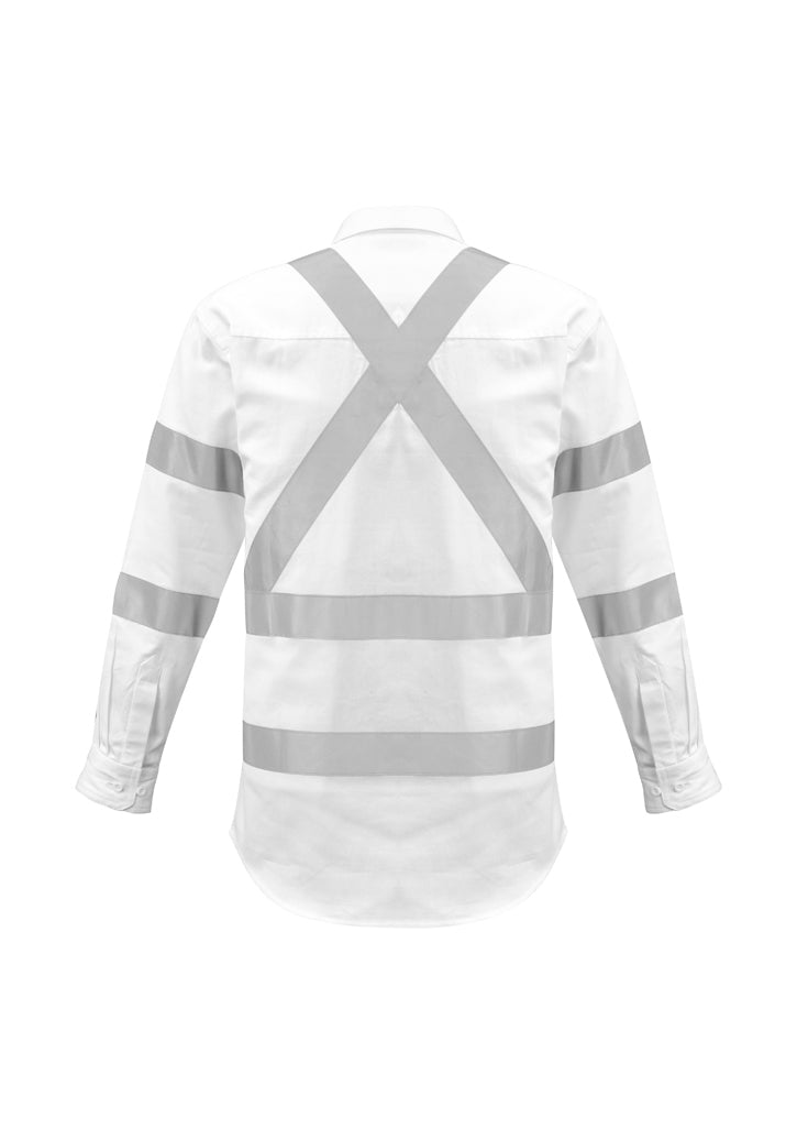 ZW621 - Syzmik - Mens Bio Motion X Back Taped Long Sleeve Shirt