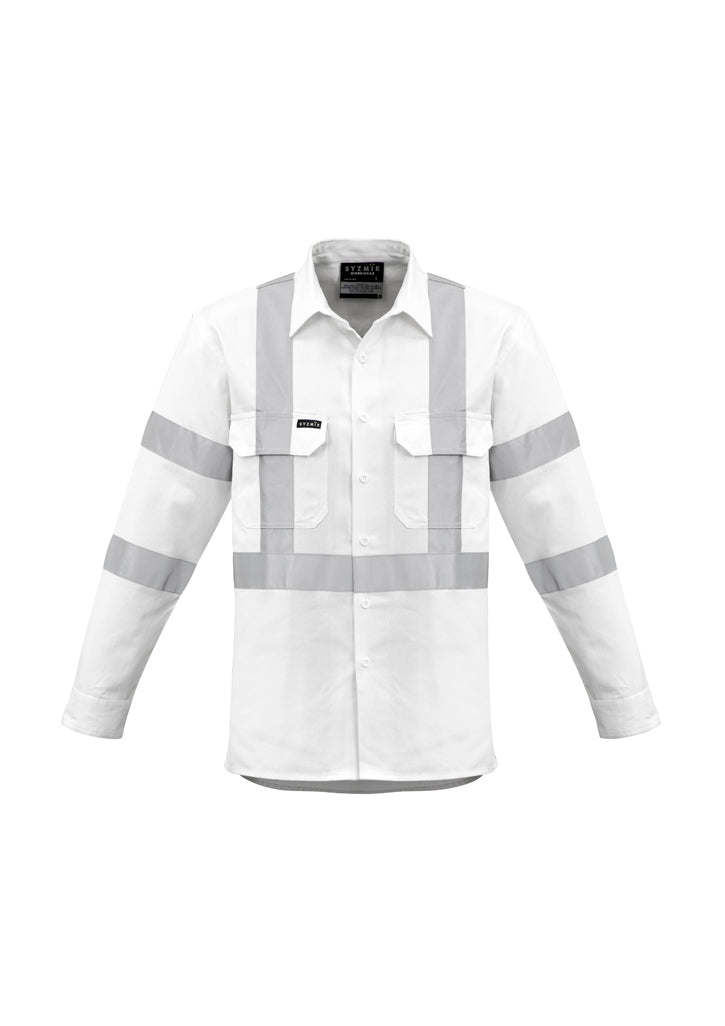 ZW621 - Syzmik - Mens Bio Motion X Back Taped Long Sleeve Shirt