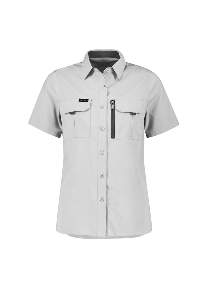ZW765 - Syzmik - Womens Outdoor Short Sleeve Shirt | Stone