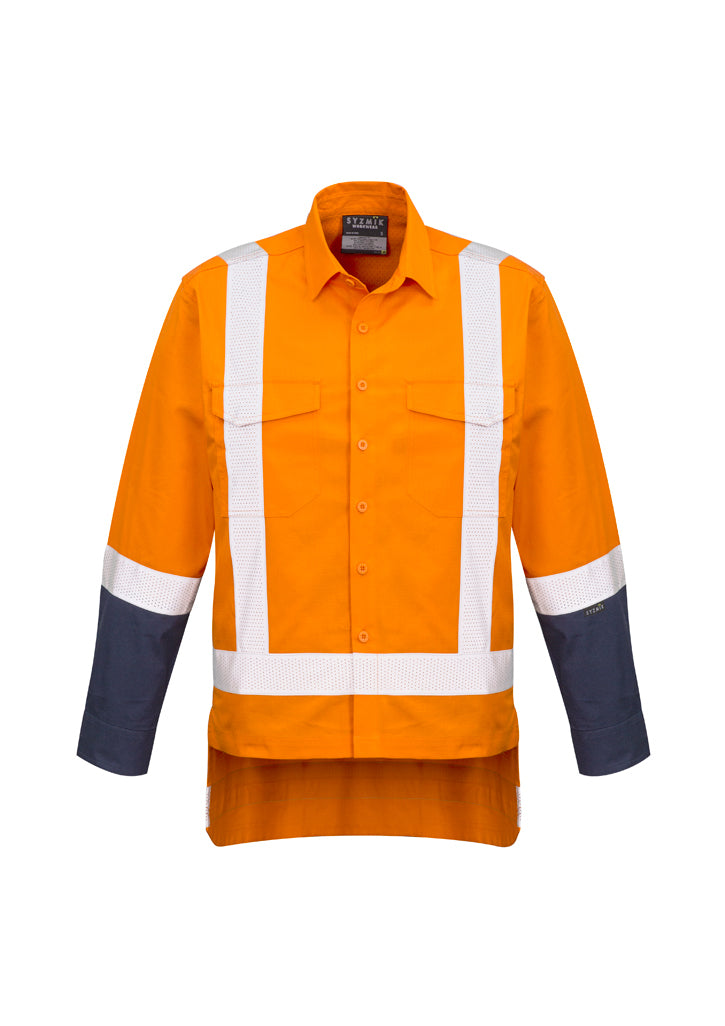 ZW820 - Syzmik - Men's TTMC-W17 Rugged Cooling Work Shirt | Orange