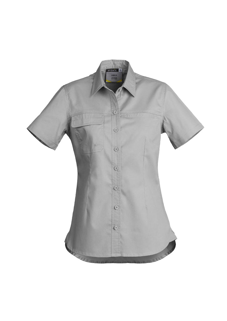 ZWL120 - Syzmik - Womens Lightweight Tradie S/S Shirt | Grey