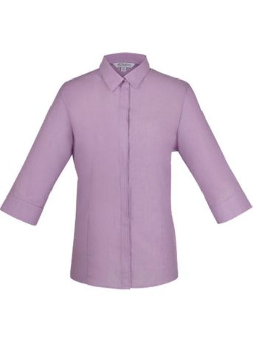 2902T - Aussie Pacific Ladies Grange Check 3/4 Sleeve Shirt