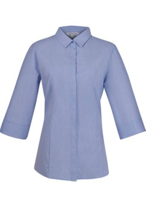 2902T - Aussie Pacific Ladies Grange Check 3/4 Sleeve Shirt